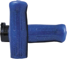 Avon Sparkle Blue Old School Rubber Hand Grips 1in for 1980-2024 Harley Davidson
