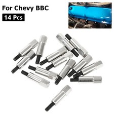 Fit Car Chevy Bbc 396 427 454 502 Engines 14pcs Chrome Valve Cover Bolts Kit Set