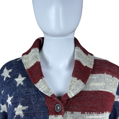 Ralph Lauren Denim & Supply amerikanische Flagge Strick Pullover Cardigan Größe Small USA - Bild 7 von 18