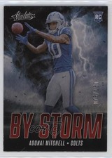 2024 Panini Absolute By Storm Red Spectrum 75/150 Adonai Mitchell #BS-AML 1g1q
