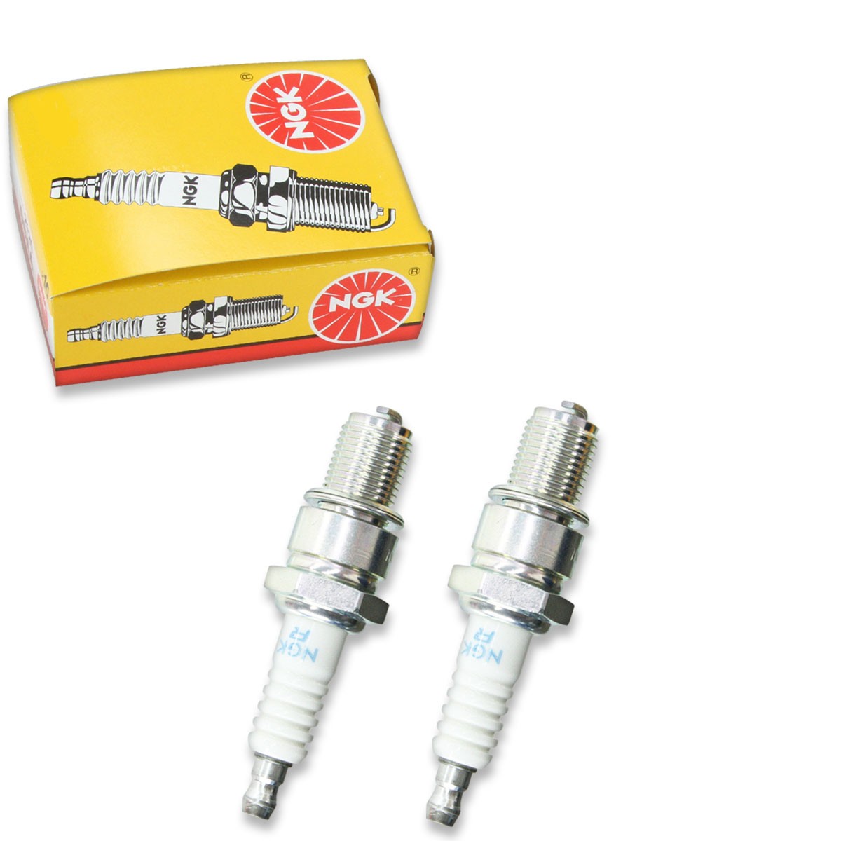 2 pc NGK 1469 BR9ES BLYB Standard Spark Plugs for WR3CC W27ESR-U W27ESR pa