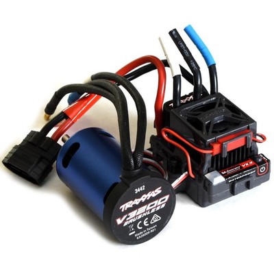 Traxxas Velineon 3s Brushless Power System Waterproof VX3 ESC/Fan & V3200 Motor