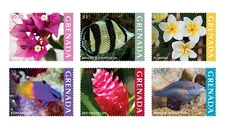 Grenada 2022 - Flowers - Set of 6 Definitive Stamps - Scott #4446-51 - MNH