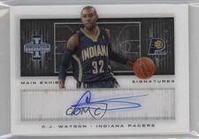 2013-14 Panini Innovation Main Exhibit Signatures 170/199 CJ Watson #22 Auto 0af