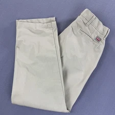 Red Kap Pants Mens 32x32 Khaki PT20KHO Work Chino Twill Industrial Uniform