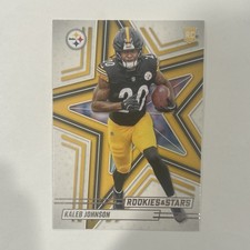 Kaleb Johnson Rookie 2025 Panini Rookies & Stars No.148 Pittsburgh Steelers NFL