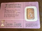 1 Troy Oz  .999 Fine Silver Cameo Classic “Happy Valentine’s Day”  Art Bar