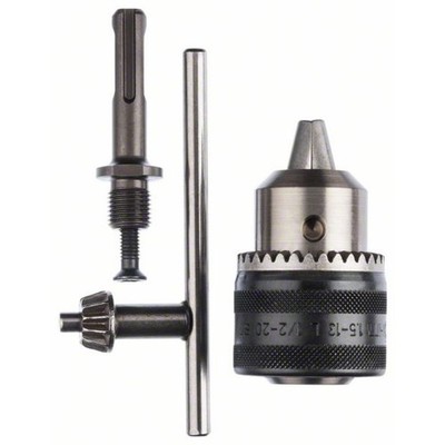 SDS plus-Adapter mit Bohrfutter, 1,5 - 13 mm Bosch Accessories 2607000982
