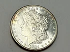 1881-S Morgan U.S. silver dollar. Flashy BU. #ea4