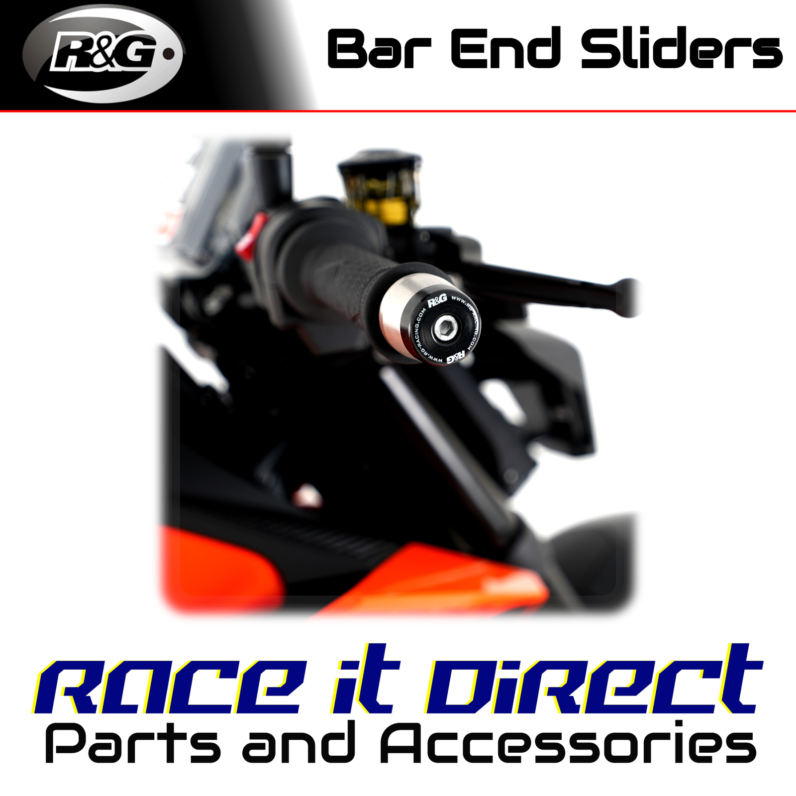 Bar End Sliders for KTM 1390 Super Duke R Evo 2024-2026 R&G