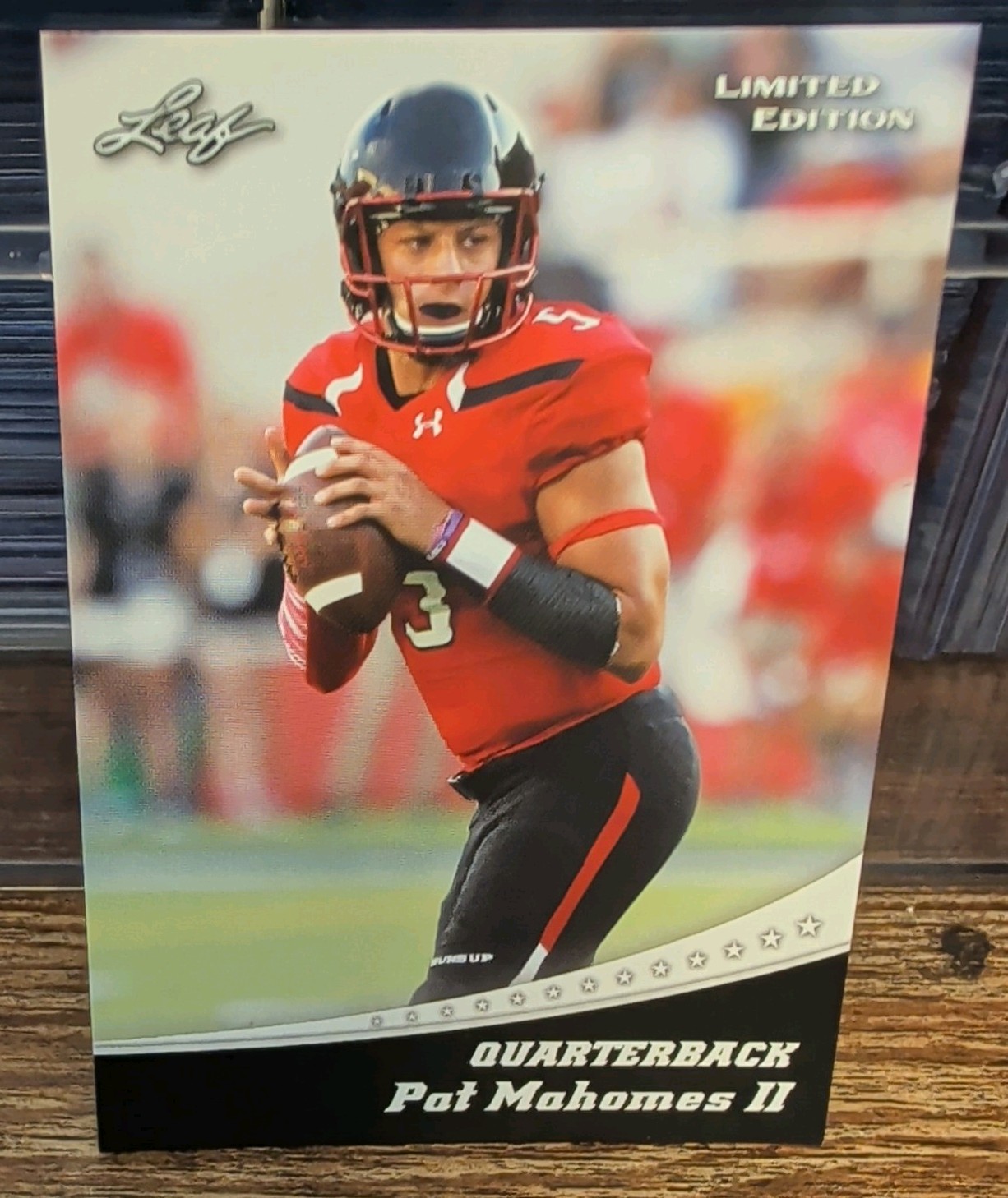 2017 Leaf Special Release Limited Edition Pat Mahomes II #13 Rookie RC Chiefs