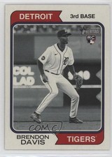 2023 Topps Heritage Black & White Image Variation Brendon Davis #67 0x8e