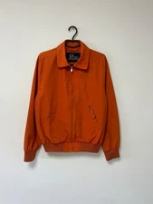 Vintage 90’s Peak Performance Bomber Jacket Orange Y2k Hype Rare Mens sz Large
