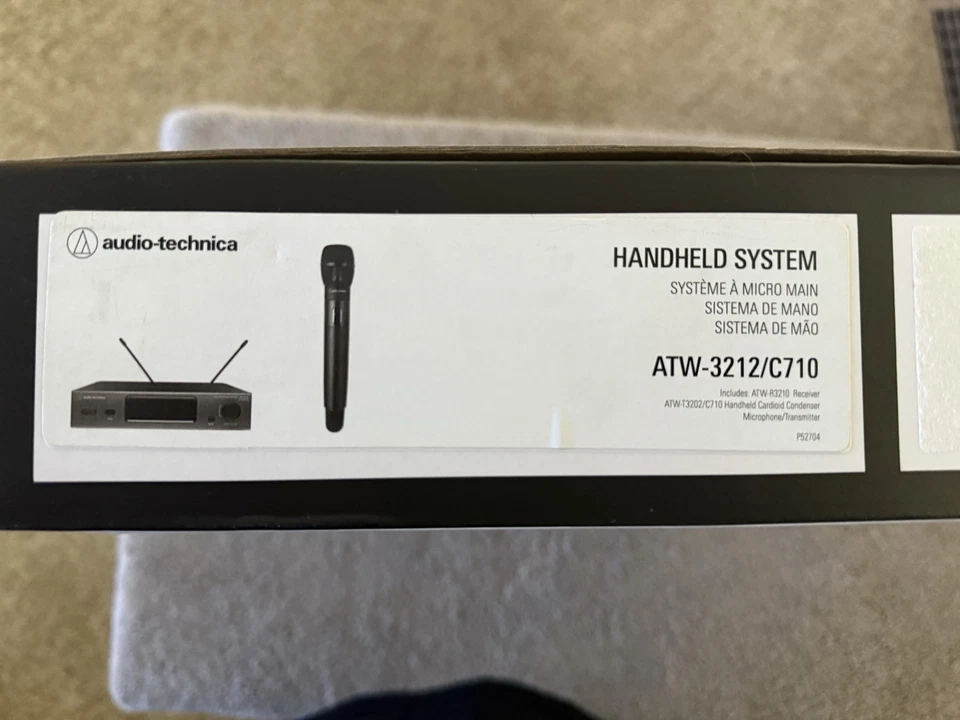 Audio-Technica ATW-3212/C710 Wireless Handheld Microphone System - EE1 Band - Image 2 of 4