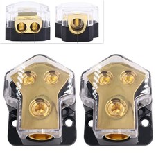 Verteilerblock Bodenverteiler Car-Audio-Splitter Stromverteilerblock 0/4 gauge