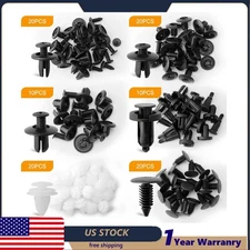 100Pcs For Chevy Car Bumper Hood Clips Retainer Rivet Fastener Fender Push Pin