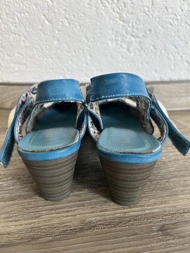 Jane Klain Sandalen / Mules "224-10-31-01" türkis Gr.: 39 - Bild 4 von 8