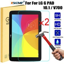 2Pcs For LG G PAD 10.1 V700 Premium Tempered Glass Film Screen Protector Guard