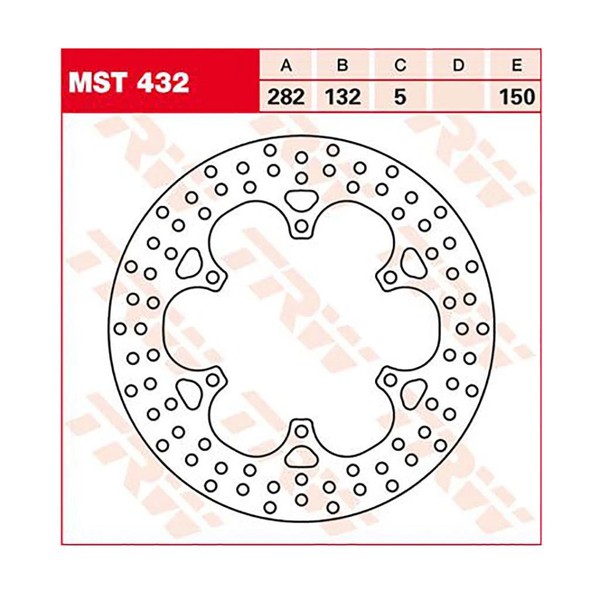 TRW Bremsscheibe (FüR: Yamaha XT 1200 Z Super Tenere DP01 10-13 Hinten )-image