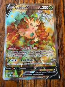 Leafeon V Alt Art | eBay