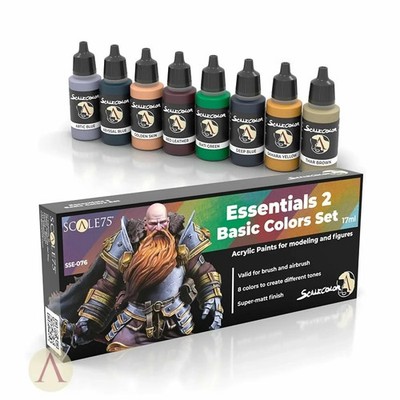 Scale 75 Scalecolor: Essentials 2 Basic Colors Paint Set 
