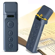 Book Lights for Reading at Night, Rechargeable Book Light Clip on - 3 Colors ...