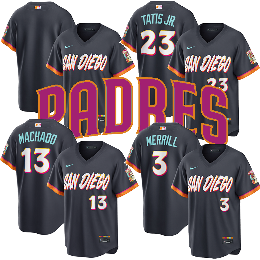 Men's San Diego Padres Obsidian 2026 City Connect Stadium Jersey
