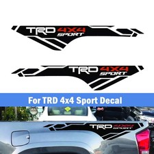 Pair Trd 4x4 Sport Stickers Decals For Tundra Tacoma 4runner Bedside Left Right