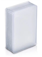 25Pcs 3"x4" Topload Card Holder Hard Plastic Card Sleeves Trading Cards
