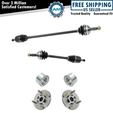 Front CV Axle Shaft Assembly Wheel Hub Bearing Kit Set 6pc for Accord 2.3L AT
