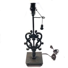 Wrought Iron Bronze Finish  Table Lamp Ornate...