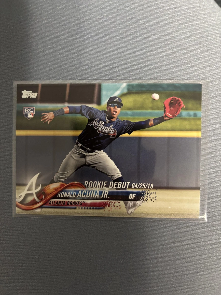 2018 Topps Update Series - Ronald Acuña Jr. #US252 for sale | eBay