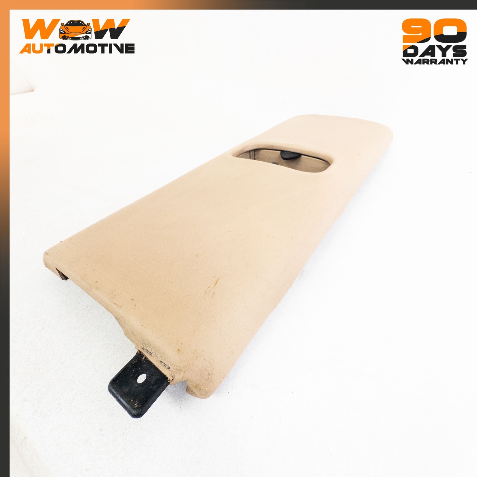 06-16 ASTON MARTIN V8 VANTAGE CENTER CONSOLE ARMREST PAD ASSEMBLY BEIGE OEM