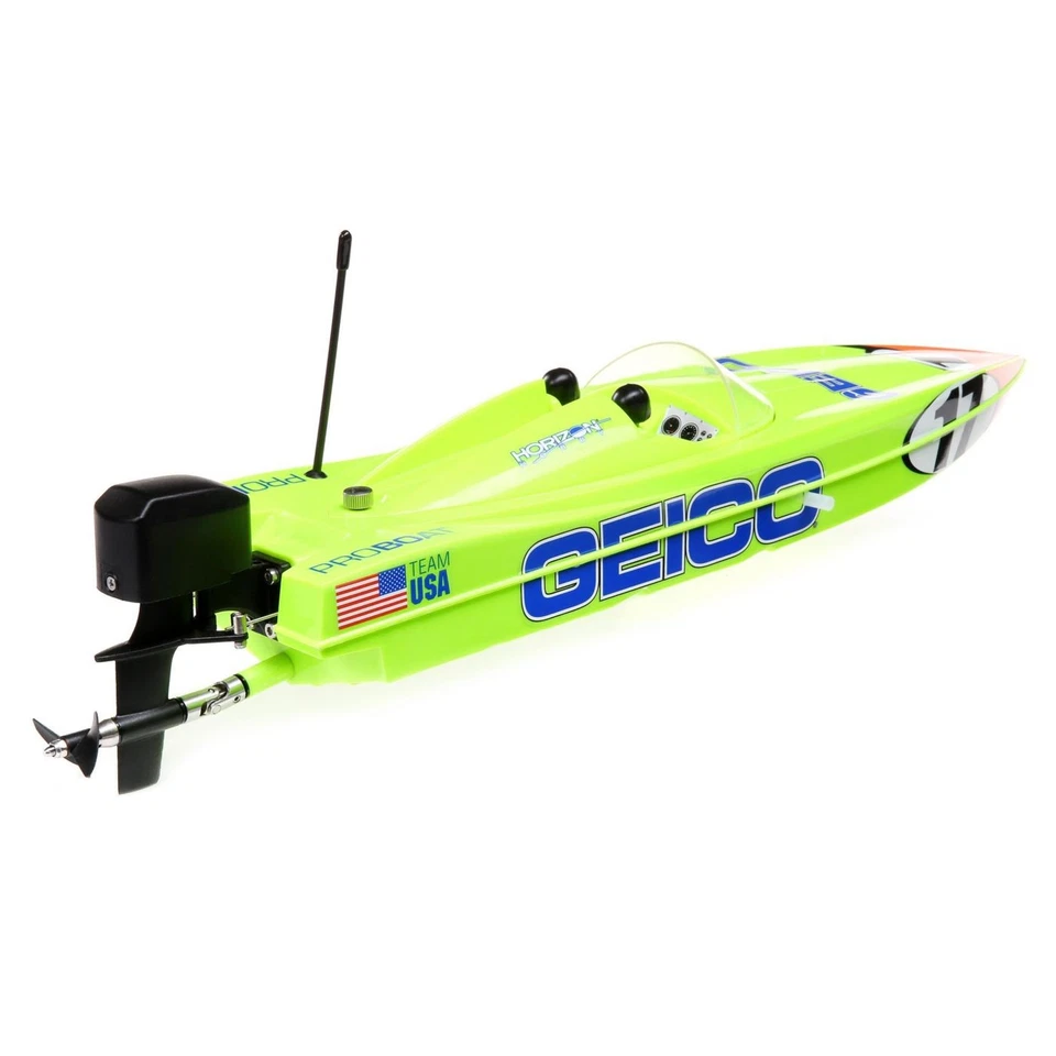 Pro Boat PRB08044T1 17" Power Boat Racer Deep-V RTR Miss GEICO - Image 4 of 4