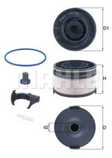 Kraftstofffilter Filtereinsatz KX 533KIT KNECHT für MERCEDES-BENZ C-KLASSE CLA