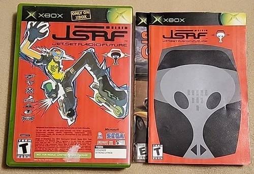 JSRF Jet Set Radio Future & Sega GT 2002 Microsoft Xbox CIB w/Manual Complete