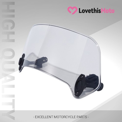 #ad Windshield Extension Spoiler Wind Screen Deflector Universal Motorcycle $19.99