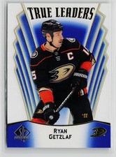 Ryan Getzlaf - 2021-22 SP Authentic True Leaders Blue #TL-20 Anaheim Ducks