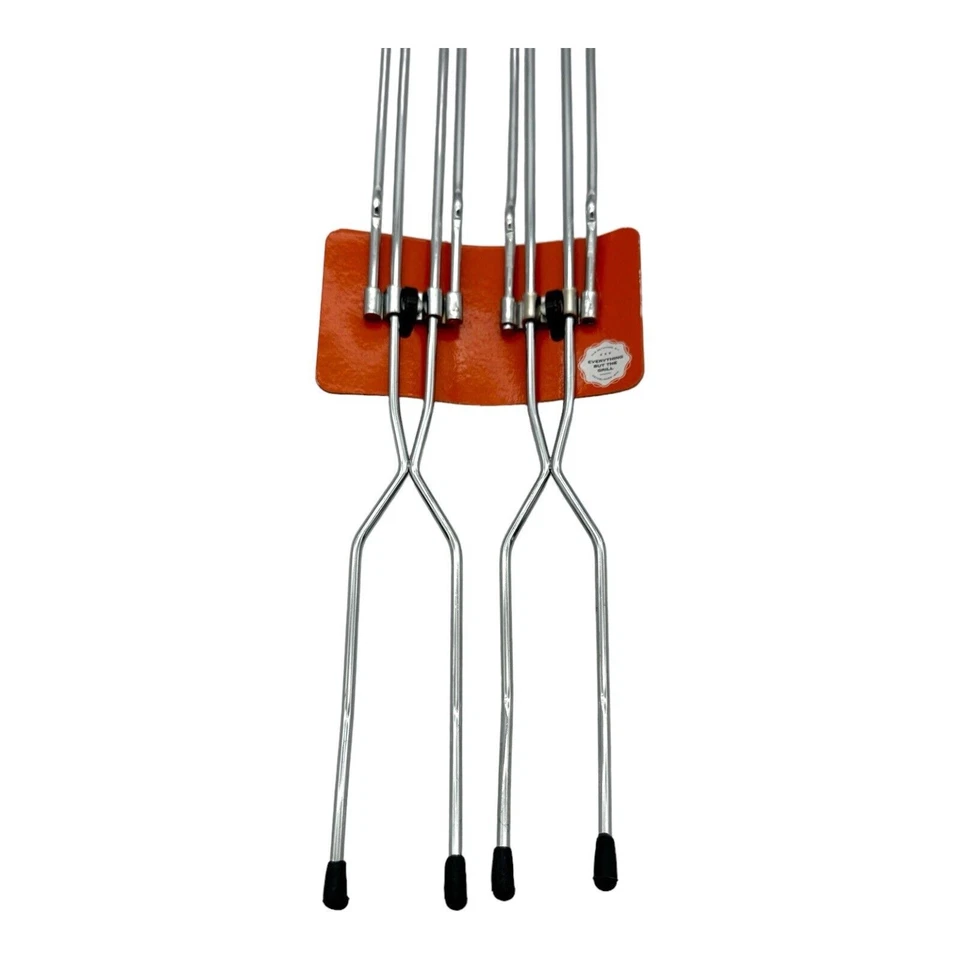 Mr. Bar-B-Q 2Pc Extendable Cooking Forks Marshmallows S’mores Hot Dogs 23”-31.5” - Image 4 of 4