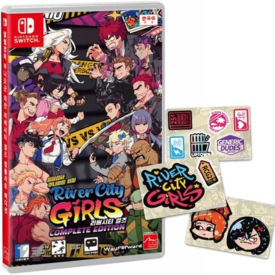 Switch River City Girls Complete Edition Stickers Korean English Multi Language