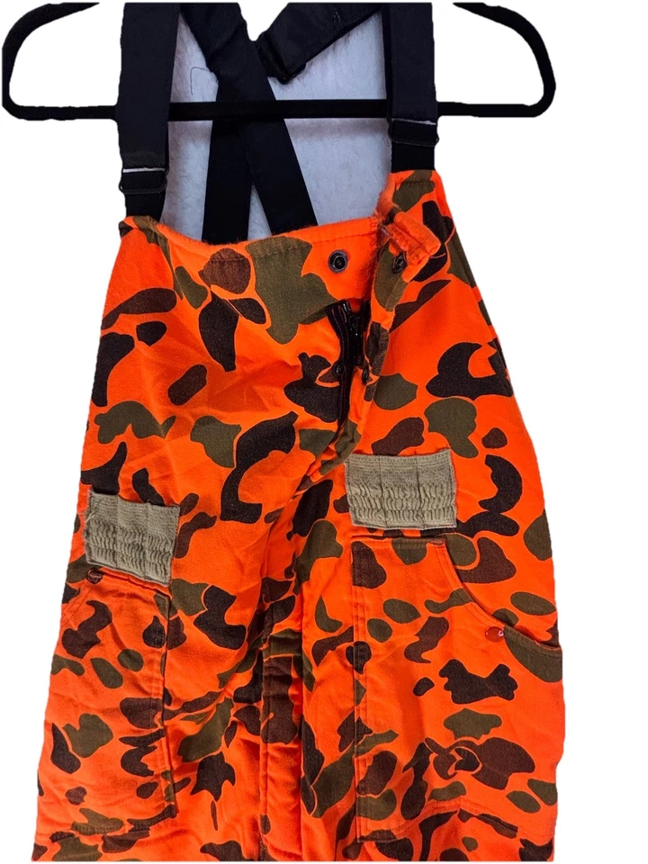 "De colección Woolrich Blaze Naranja Camuflaje Pato Caza Talla XL Entrepierna 34""" Foto 4 de 4
