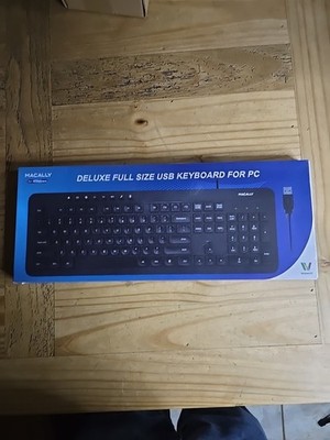 Macally Deluxe Full Size Keyboard For Pc Windows