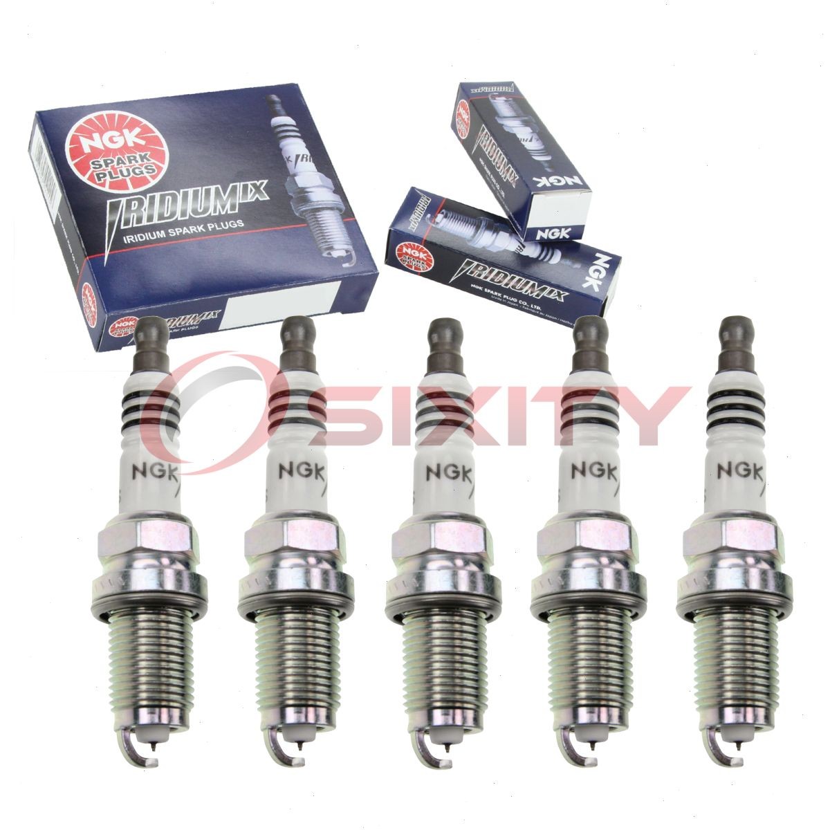 5 pcs NGK Iridium IX Spark Plugs for 2006-2009 Volkswagen Rabbit 2.5L L5 - ae