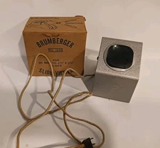 Brumberger Slide Viewer No. 1225 for 35MM to 2 3/4" × 2 3/4" SLIDES (WORKS!)