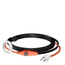 Uimoso Pipe Heating Cable 6FT 7W/FT Heat Tape for Pipes with Built-in Thermostat