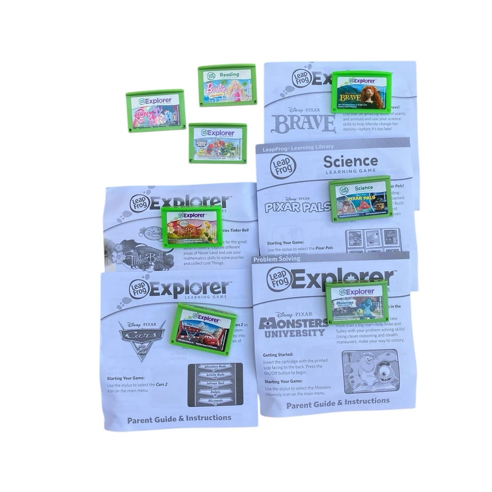 Monsters University LeapPad2 W/Hello Kitty Case Protective Cases & 8 Games NOTES - Image 3 of 4