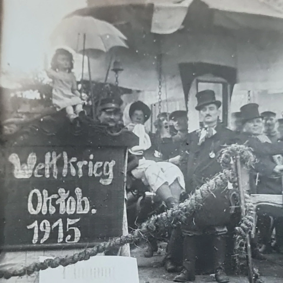 Ww1 Carte Postale Militaire Allemagne "Weltkrieg Okt 1915" EV N&B - Photo 4/4