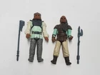 Vintage Nikto & Weequay 100% Complete Skiff Guard Star Wars 1983 Kenner Lot