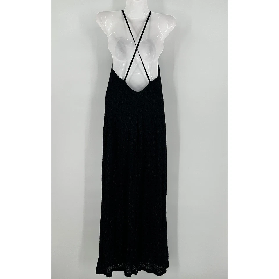 Vestido maxi Rampage feminino Y2K tamanho M minimalista noite vintage texturizado - Imagem 3 de 4