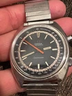 Estate Untouched Original 1967 OMEGA SEAMASTER 3 Button Chronostop Cal865 WORKS!